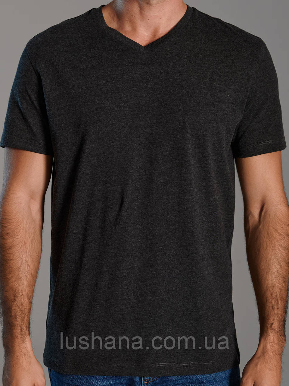 Чоловіча базова однотонна футболка Sinsay р.XXL, 56-58, фото 1