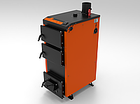 Котел длительного горения твердотопливный (дрова) Витязь COMFORT с верхним дымоходом 20 кВт сталь 5 мм