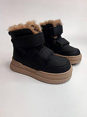 Зимові черевики для дівчинки Clibee 610 HA чорні р. 23-28