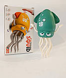 Восьминіг музичний інтерактивний зелений, фото 4