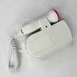 Доплер фетальний ультразвуковий для вагітних 3 МГц з РК-дисплеєм, монітор серцевого ритму плода, JSL-T501-White/Roze, фото 8