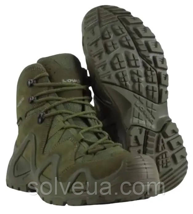 Черевики тактичні MID TF Олива solve, фото 1