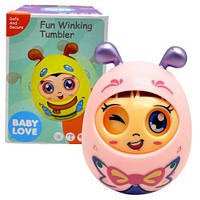 Неваляшка, подвижные глаза (микс цветов) MIC (275307)