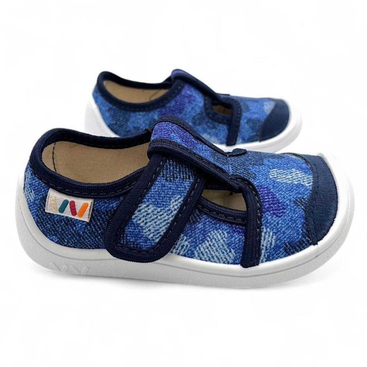 Дитячі текстильні тапочки (бирфути) для хлопчика Weestep 31р, фото 1