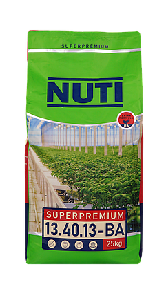 Водорозчинне добриво SUPERPREMIUM (Суперпреміум) 13.40.13-BA (Нуті) (NUTI 13.40.13-BA) 25кг, фото 1