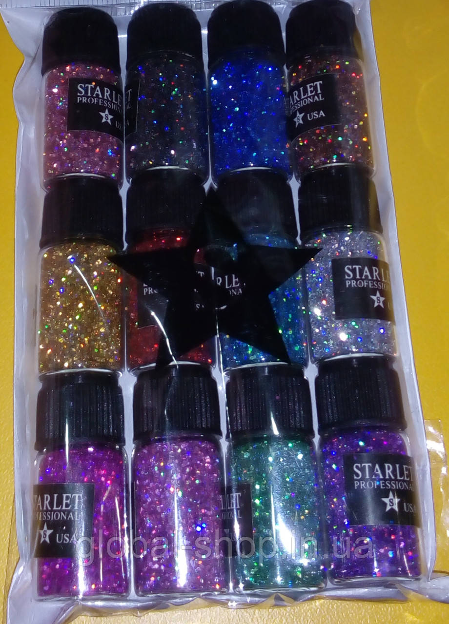Набір біблік для дизайну нігтів 12 штук Starle No3, фото 1
