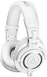Амбушури Audio Technica ATH M50x ATH M40x ATH M20x MSR7 Матеріал Білі тканинні, фото 10