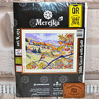 Набір для вишивки хрестом Пагорби, посипані золотом К-274