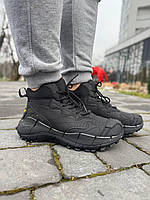 Зимові чорні чоловічі кросівки Reebok Zig Kinetica 2,5 Edge Black Gore-Tex Водонепроникні ботінки Рібок на хутрі