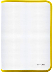 Папка А4 на блискавці, прозора, Е31644-05, жовта