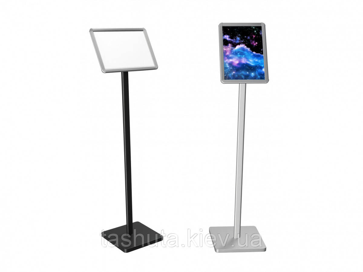 Напольная информационная стойка наклонная А4 (210х297мм) Ташута  (21-61040-01)