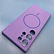 Чехол для Samsung Galaxy S24 Ultra полная защитой камеры и MagFit. Silicone Cover Lakshmi. Сиреневый матовый - фото 3 - id-p2622282079