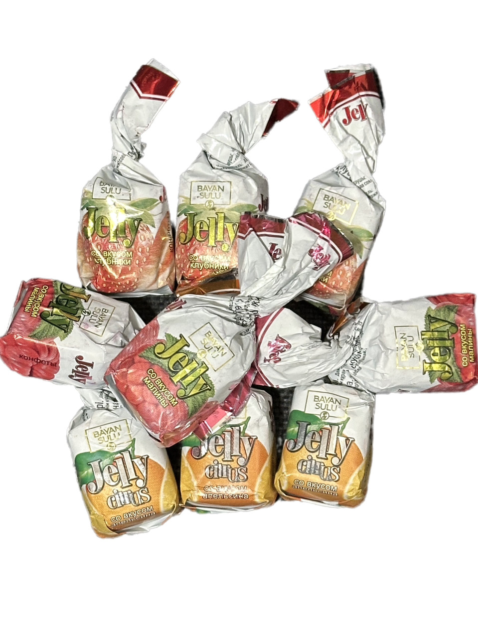 Цукерки Jelly фруктові асорті Баян Сулу 1 кг