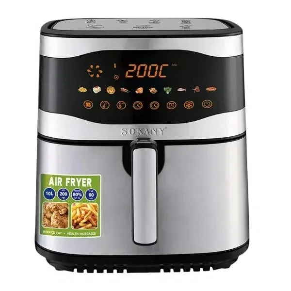 Аерофритюрниця мультипіч 10 л 2200 Вт Sokany SK-10091 Fm, фото 1