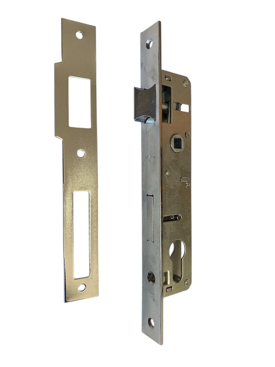 Замок врізний з засувкой YU-TL 153 U 20 мм, фото 1