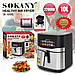 Аерофритюрниця мультипіч 10 л 2200 Вт Sokany SK-10095 Fm, фото 5
