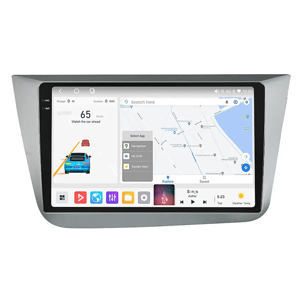 Штатна магнітола андроїд KIA Seat Altea 2004-15, Автомагнітола 2 дин 2/32, штатний головний пристрій кіа, фото 1