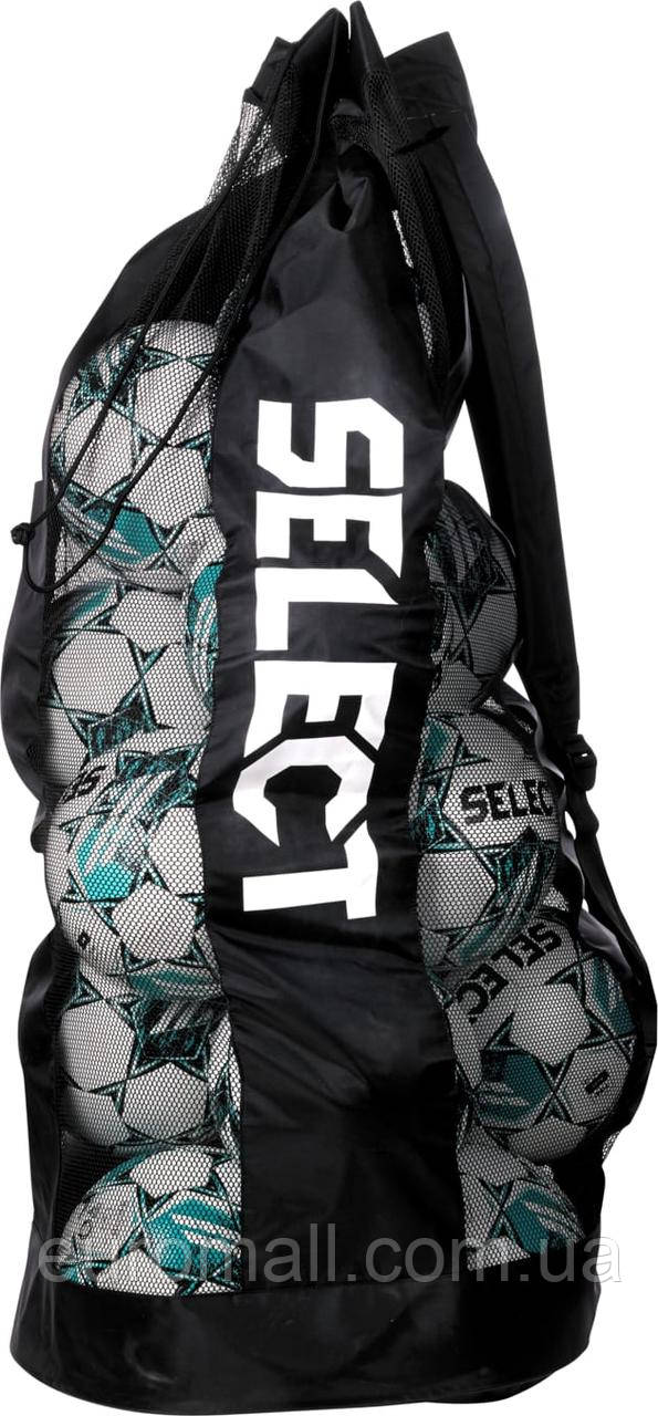 Сумка для м'ячів SELECT FOOTBALL BAG чорний Унісекс 18-20 м'ячів, фото 1