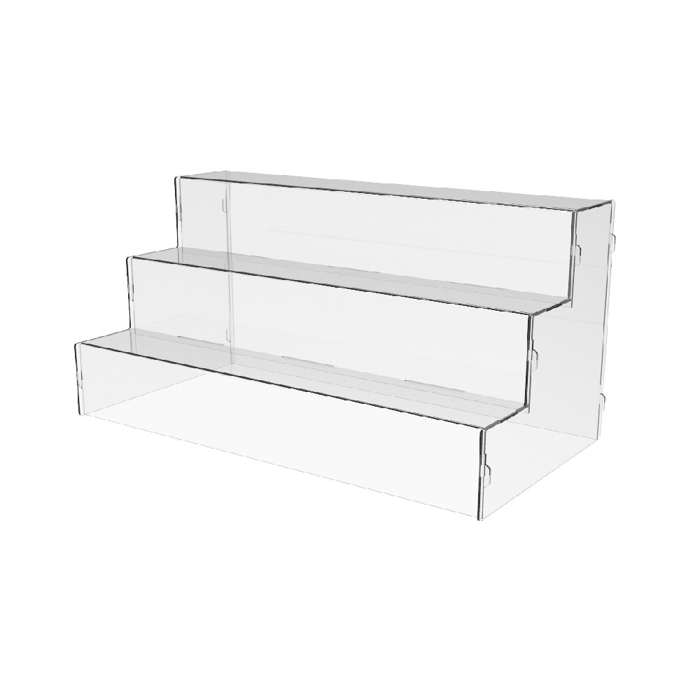 Товарна горка EKOSTAR на 3 сходи з акрилу 300x150x150, фото 1