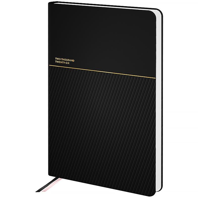 Щоденник 2026 Partner Traces, 145*210, чорний