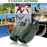 Бінокль 20X25 професійний HD кишеньковий водонепроникний кемпінговий, фото 9