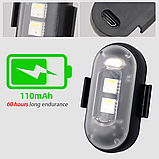 Стробоскоп пара RGB світлодіодна підсвітка мотоцикла велосипеда скутера, фото 4