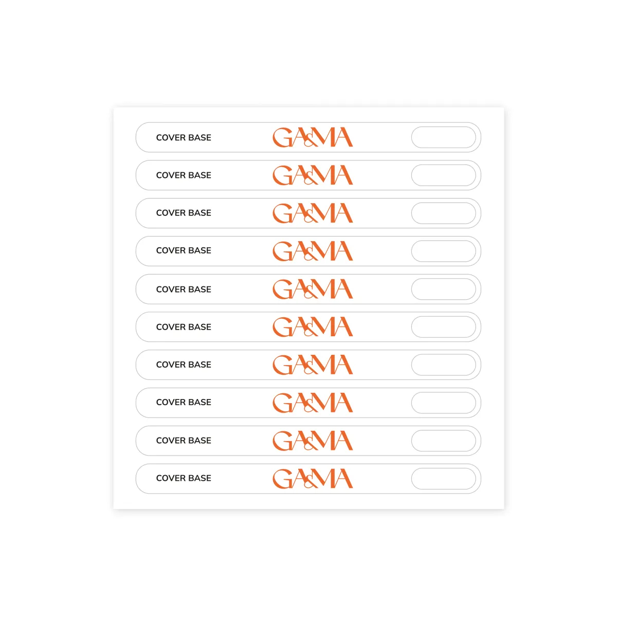 Наліпки на тіпси Cover base (набір 10шт.), фото 1