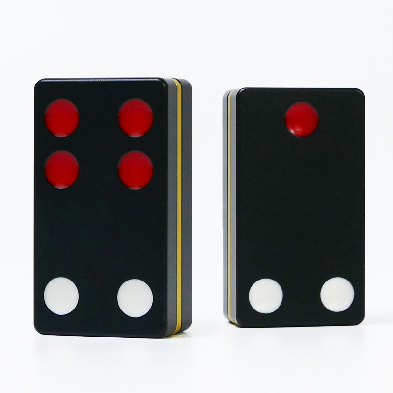 Магнітний Антистрес Слайдер Domino Fidget колір Чорний (01541)