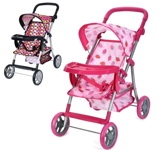 Дитяча коляска Melogo 9366 T/018 для ляльок і пупсів