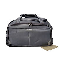 Сумка на колесах поліестер сірий Арт.1040 (S) grey Cannes (54)