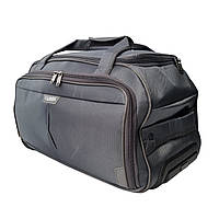 Сумка дорожня на колесах поліестер сірий Арт.1040 (M) grey Cannes (54)