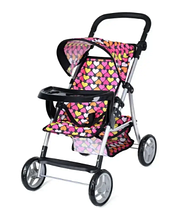 Дитяча коляска Melogo 9366 T/018 для ляльок і пупсів, дизайн «Серця»:, фото 2