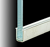 Профіль скляної перегородки з неіржавкої сталі ( Хром), фото 9