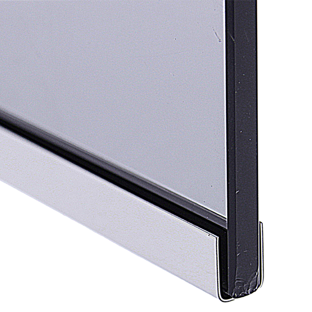 Профіль скляної перегородки з неіржавкої сталі ( Хром)