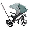 Дитячий триколісний велосипед — коляска Turbo Trike MT 1002-4 з батьківською ручкою Зелений, фото 4