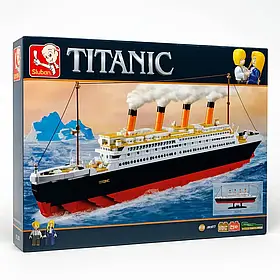 Конструктор SLUBAN Титанік 1012 деталей — модель корабля 65×28 см, арт. M38-B0577