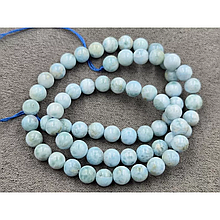 Намистини Ларімар 6-6,3мм