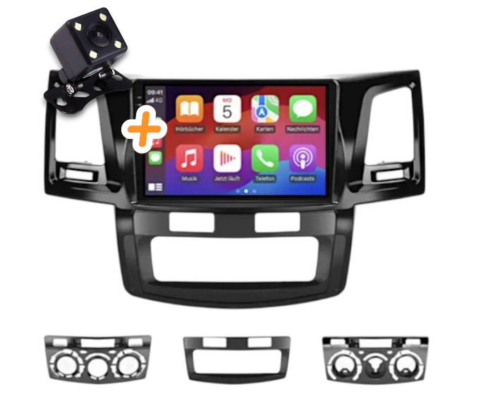 Магнітола Toyota Hilux Fortuner 2007-2015 на Android 4+64Гб 4G, фото 1