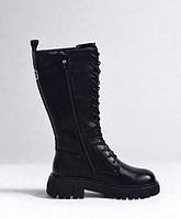 Чорні чоботи демісезонні розмір 33 34 35