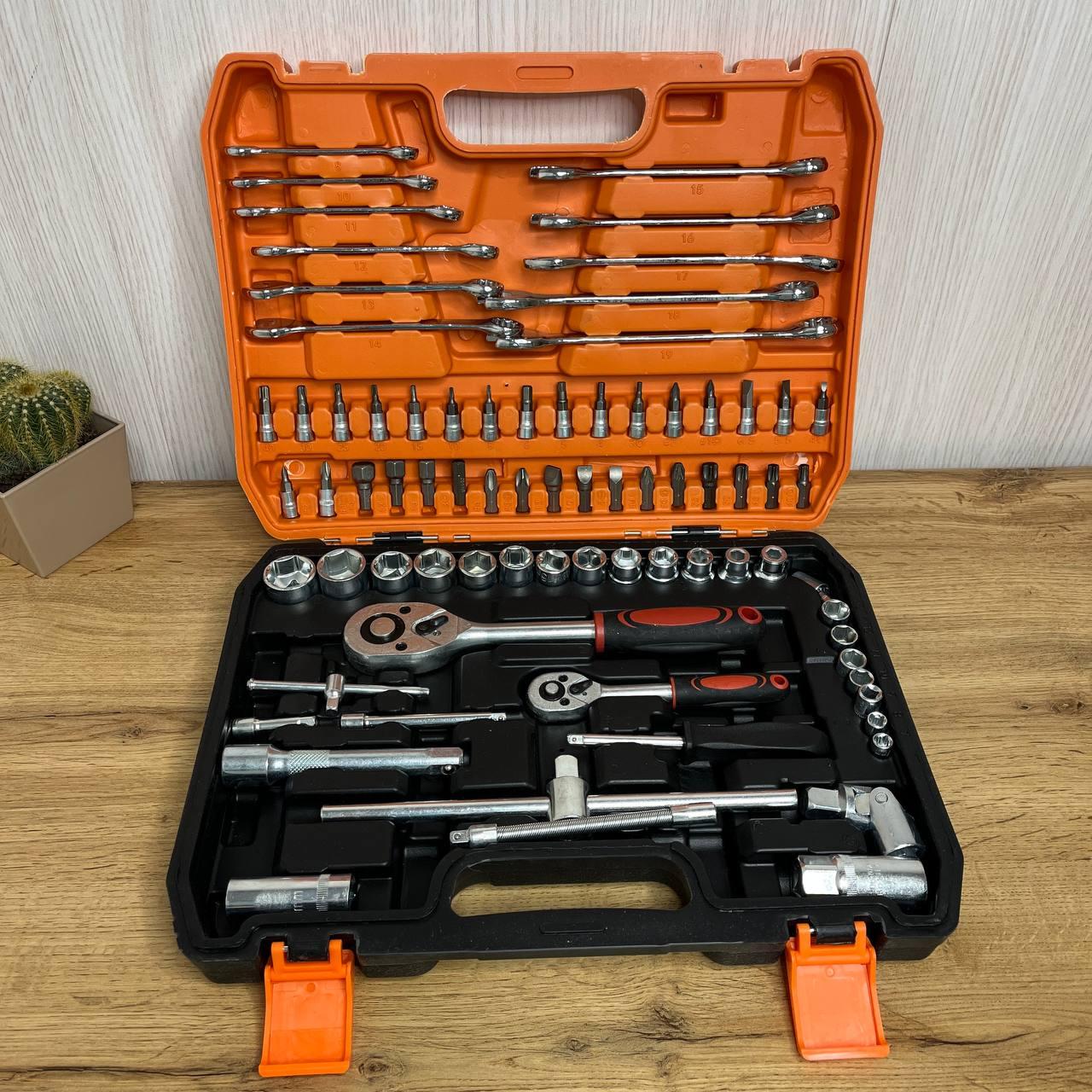 Набір із 78 елементів для ремонту автомобільних тріскачок із хромо-ванадієвою сталлю (5)