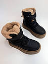 Зимові черевики для дівчинки Clibee 601 HC black чорні р.32-37, фото 4