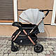 Прогулянкова коляска Ninos Maxi 2 (Нінос Максі) Light Grey (світло-сірий колір) - фото 2 - id-p1265400782