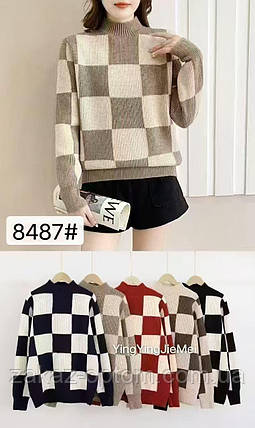 Светр жіночий кашемір оптом (48-50) Китай 8487-140935, фото 1