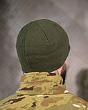 Флісова шапка Герб олива ВТ7659, фото 3