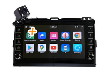 Магнітола для Toyota Land Cruiser Prado 120 Android 2/32 ГБ з кнопками | CarPlay, Bluetooth, камера