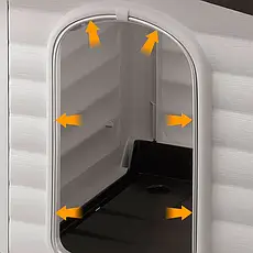 Собачий вольєр з термопластичної смоли DOGVILLA 90, фото 4