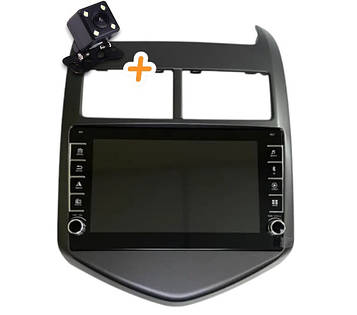 Магнітола для Chevrolet Aveo 2010-2015 Android 2/32 ГБ з кнопками | CarPlay, Bluetooth, камера