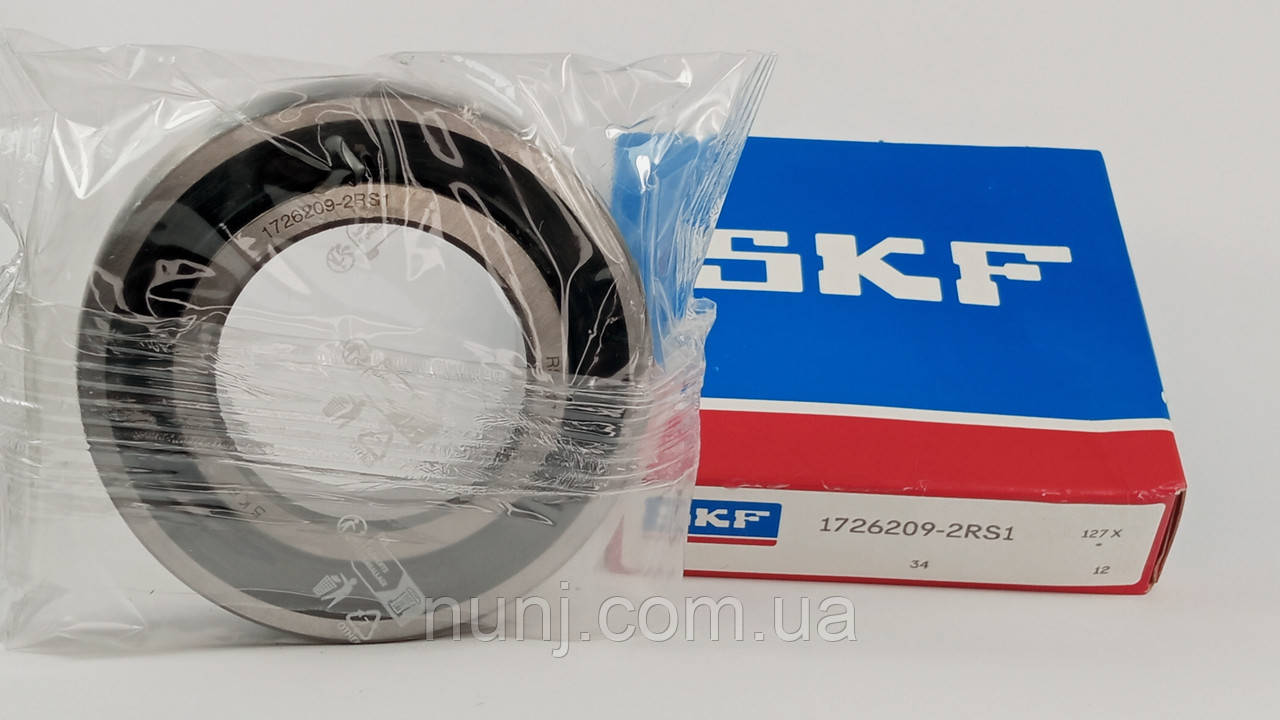 Підшипник 1726209-2RS1 SKF (580209) розміри: 45*85*19 кульковий радіальний закритий, фото 1