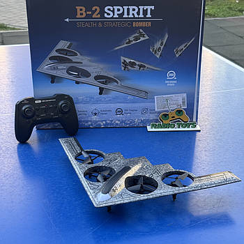 Бомбардувальник на радіокеруванні B-2 Spirit | Трюковий літак на пульті управління | Іграшки на радіоуправлінні