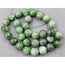 Намистини Хромдіопсид 12мм